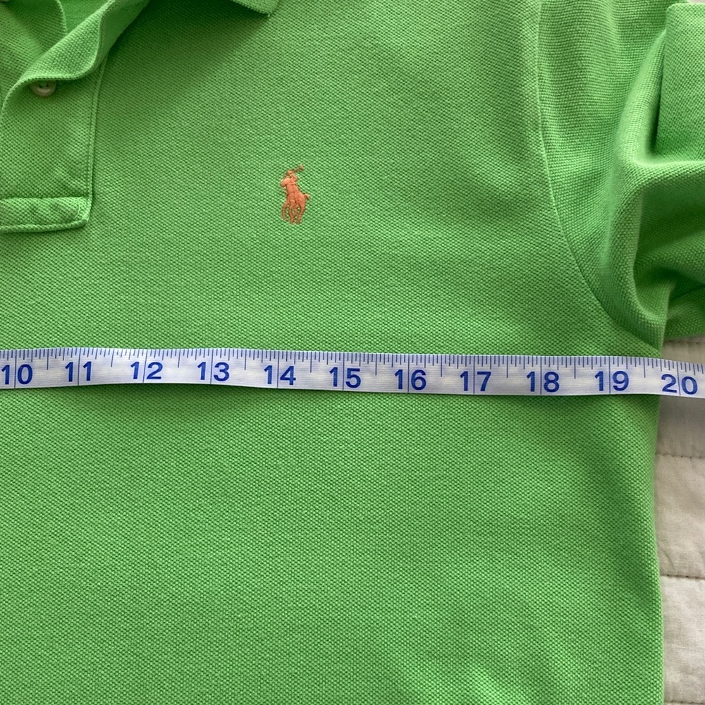 Polo by Ralph Lauren Boy's Vibrant Green Polo Shirt Size XL - Picture 3 of 4